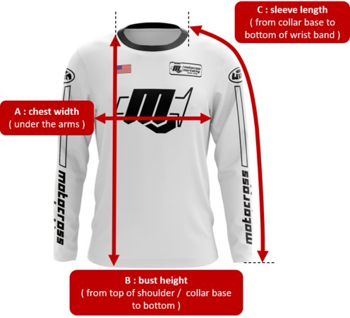 Size Chart Maillots EN